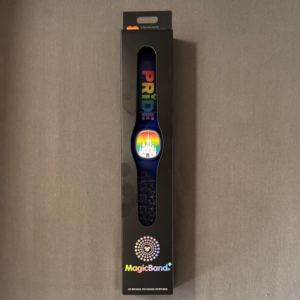 Disney Pride MagicBand+ with Rainbow Colors